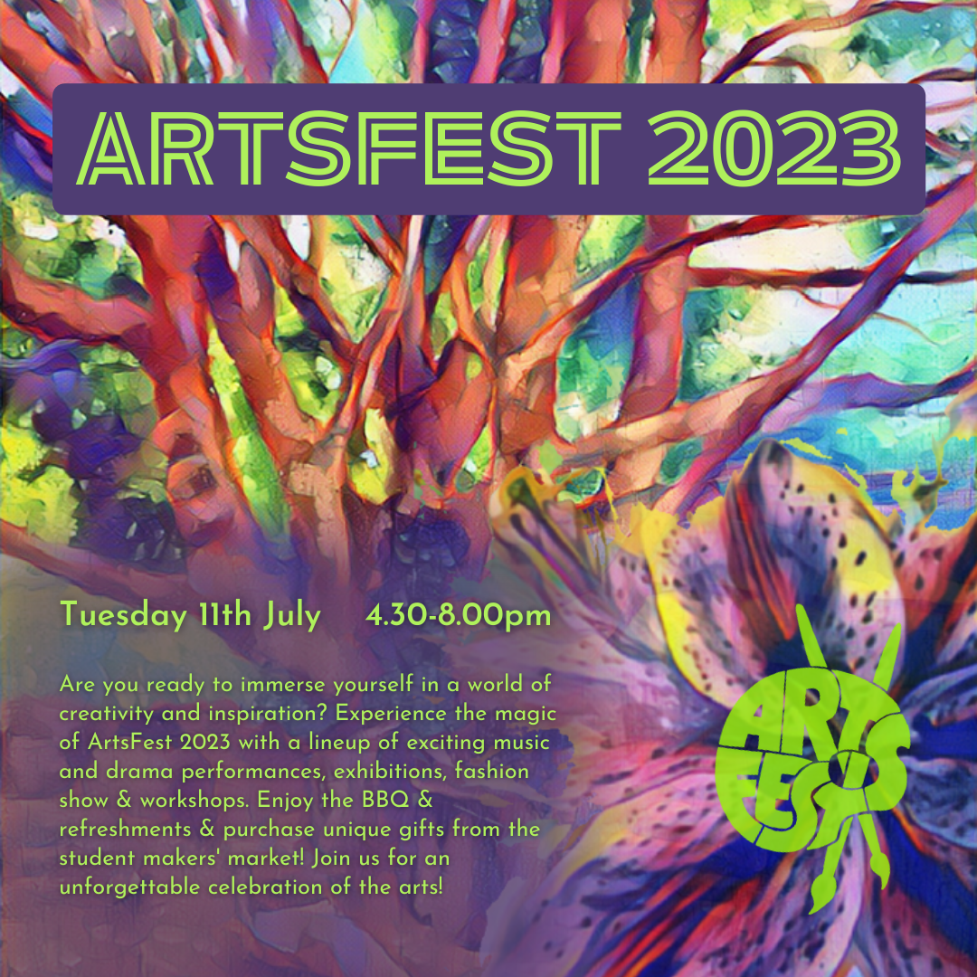 ArtsFest 2023 - event info - Announcements - Simon Langton Girls ...